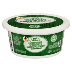 Giant Garden Vegetable Cream Cheese Spread