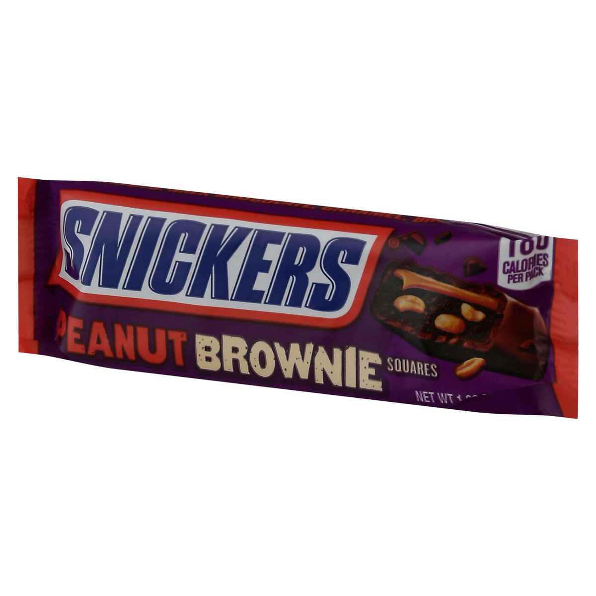 slide 4 of 9, Snickers Peanut Brownie Squares Candy Chocolate Bar, Full Size, 1.2 oz, 1.2 oz