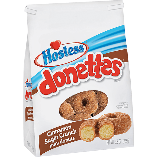 slide 2 of 5, Hostess Cinnamon Sugar Crunch Donettes, 9.5 oz