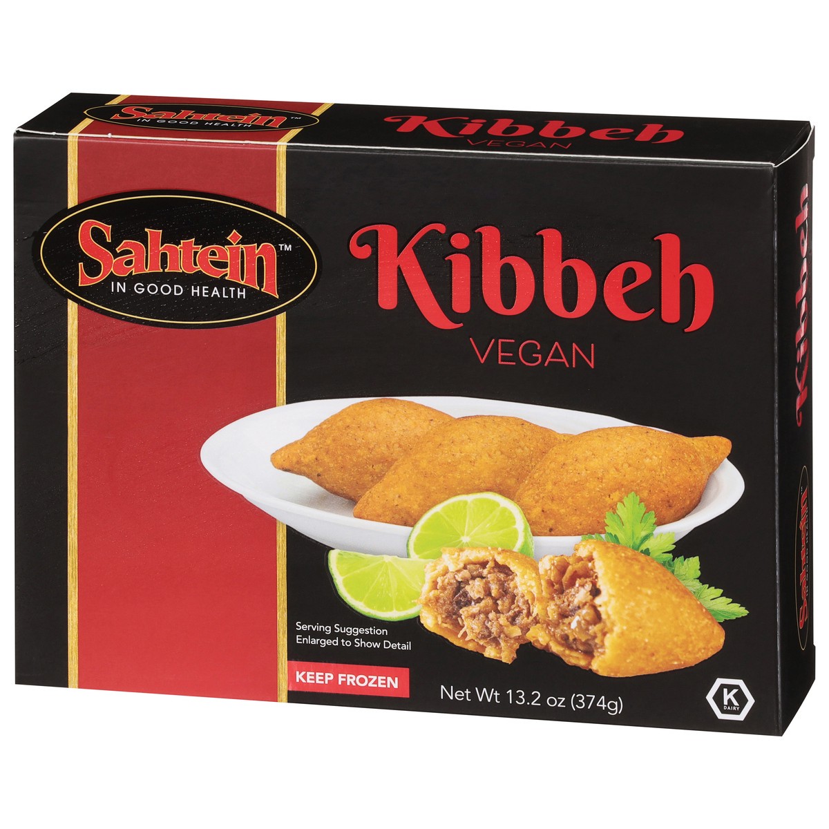 slide 3 of 4, Sahtein Kibbeh Vegan, 13.2 oz