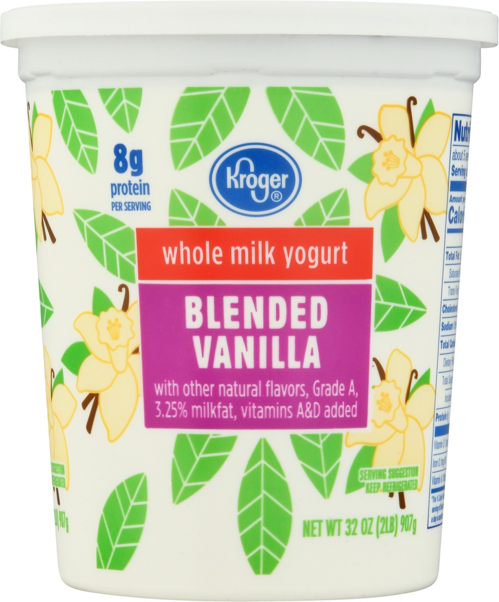 slide 2 of 11, Kroger Whole Milk Grade A Yogurt, 32 oz