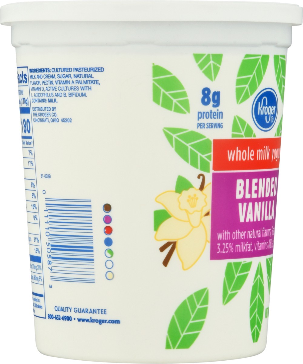 slide 10 of 11, Kroger Whole Milk Grade A Yogurt, 32 oz