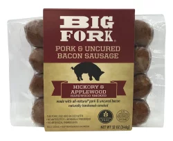 Big Fork Uncured Bacon Sausage - Hickory & Applewood