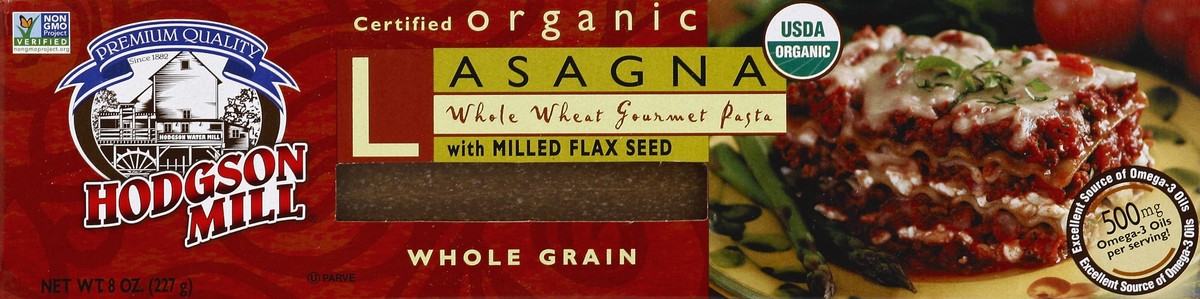 slide 4 of 4, Hodgson Mill Organic Lasagna, 8 oz