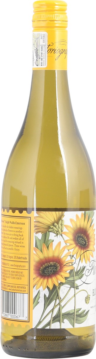 slide 7 of 10, Cantine Floriography Blooming White Wine, 750 ml