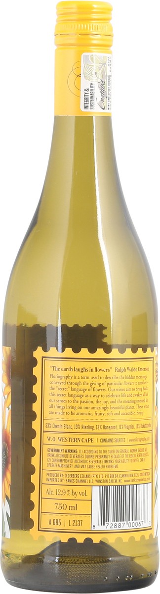 slide 3 of 10, Cantine Floriography Blooming White Wine, 750 ml