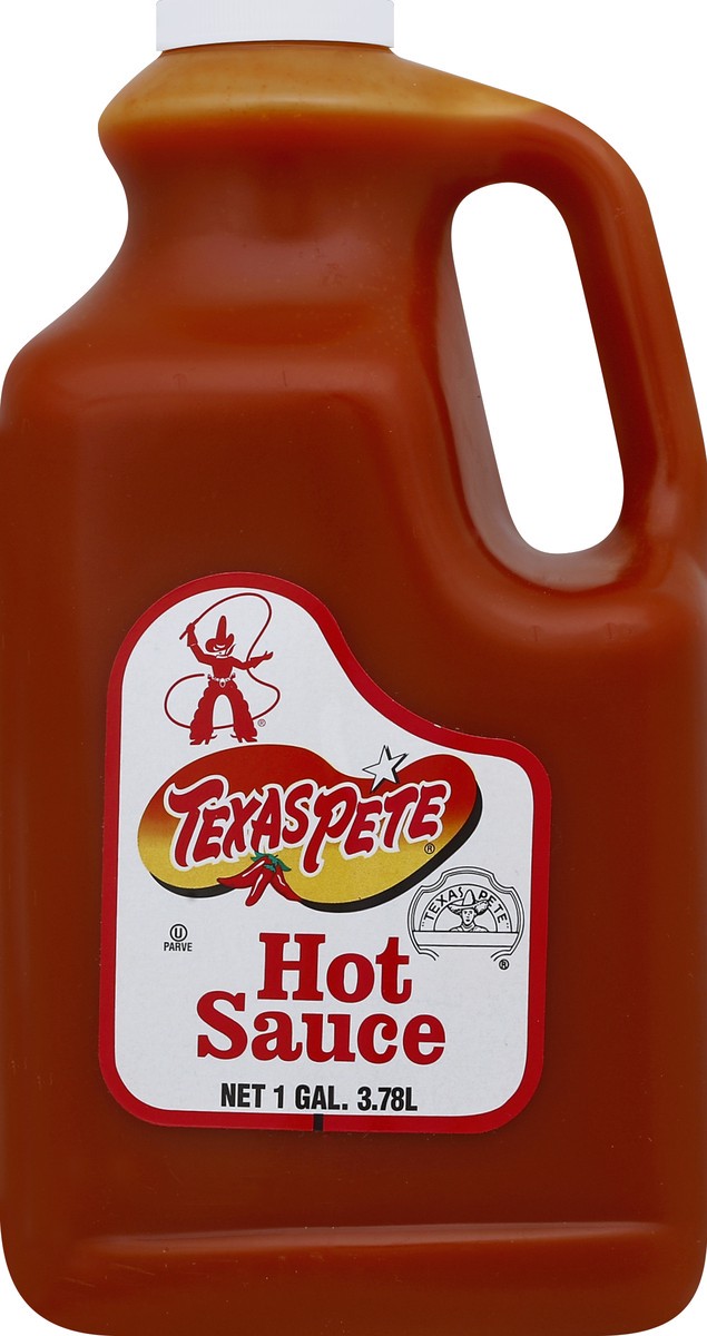 slide 2 of 2, Texas Pete Hot Sauce, 1 gal