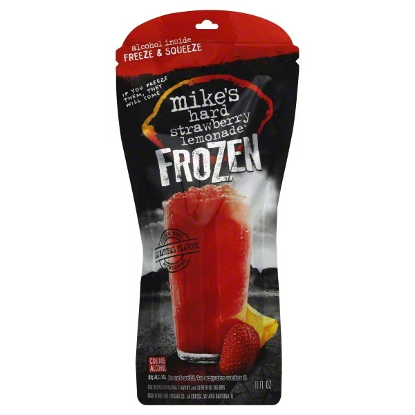 slide 1 of 1, Mike's Frozen Hard Strawberry Lemonade, 10 oz