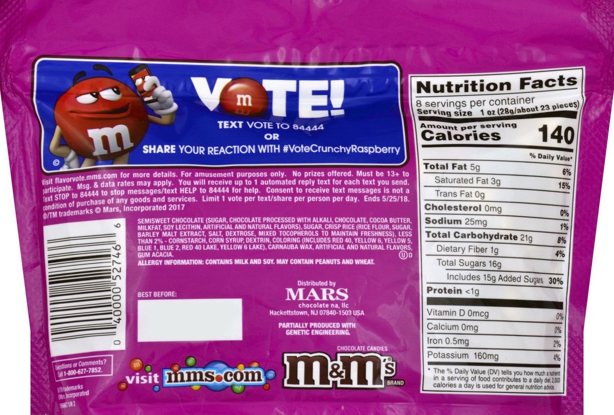 slide 7 of 8, M&M's Chocolate Candies 8 oz, 8 oz