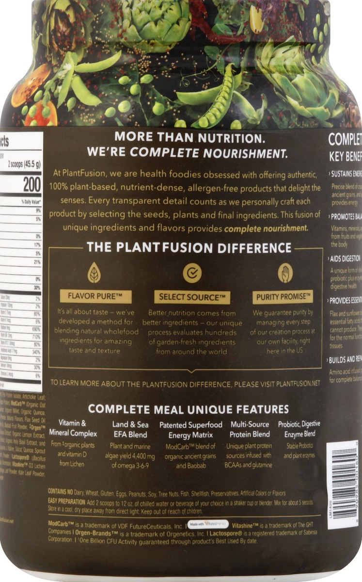 slide 3 of 8, PlantFusion Complete Meal 32.1 oz, 32.1 oz