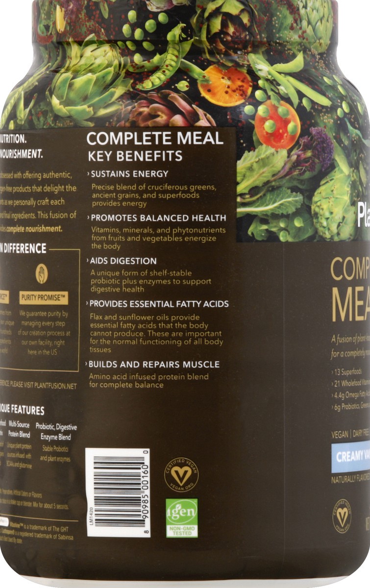 slide 4 of 8, PlantFusion Complete Meal 32.1 oz, 32.1 oz