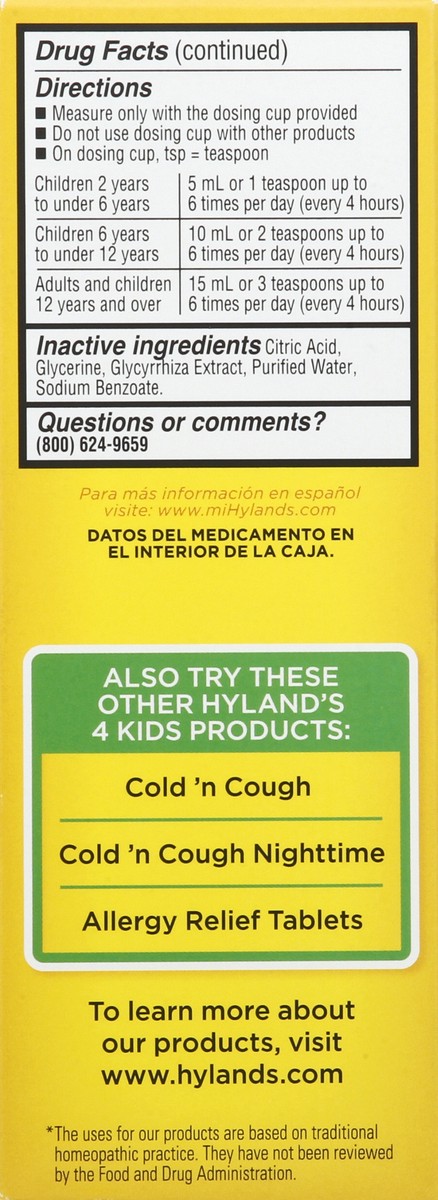 slide 8 of 9, Hyland's Kids Cmplte Allergy Relief, 4 fl oz