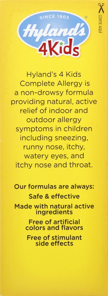 slide 9 of 9, Hyland's Kids Cmplte Allergy Relief, 4 fl oz