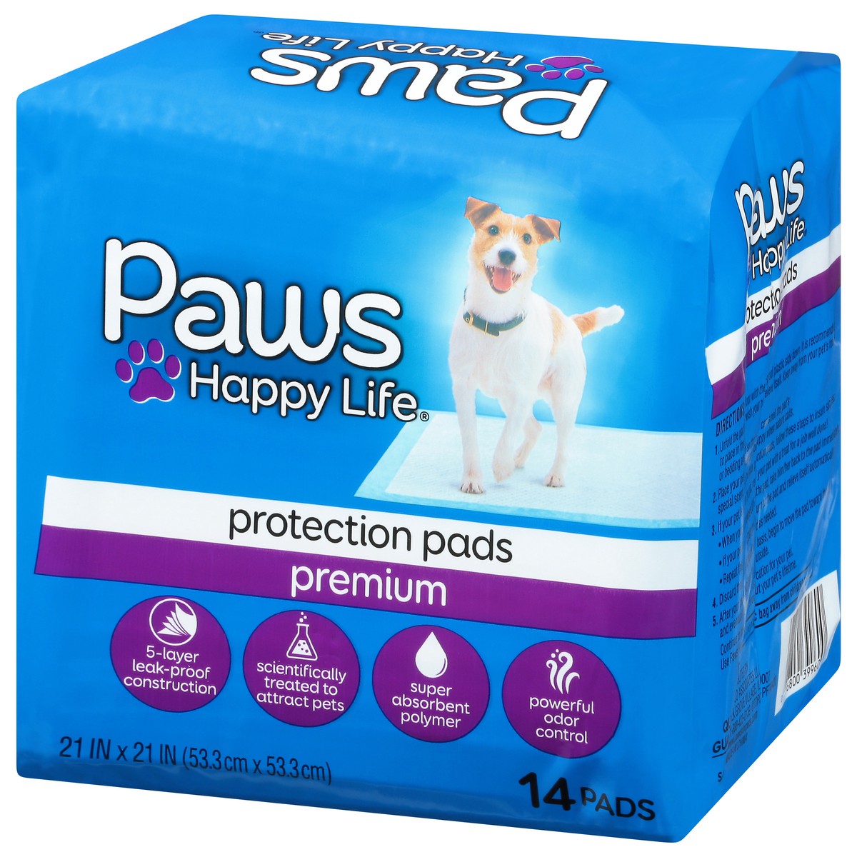 slide 2 of 8, Paws Happy Life Training Pads Basic, 14 ct