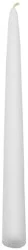 9 in White Tapers