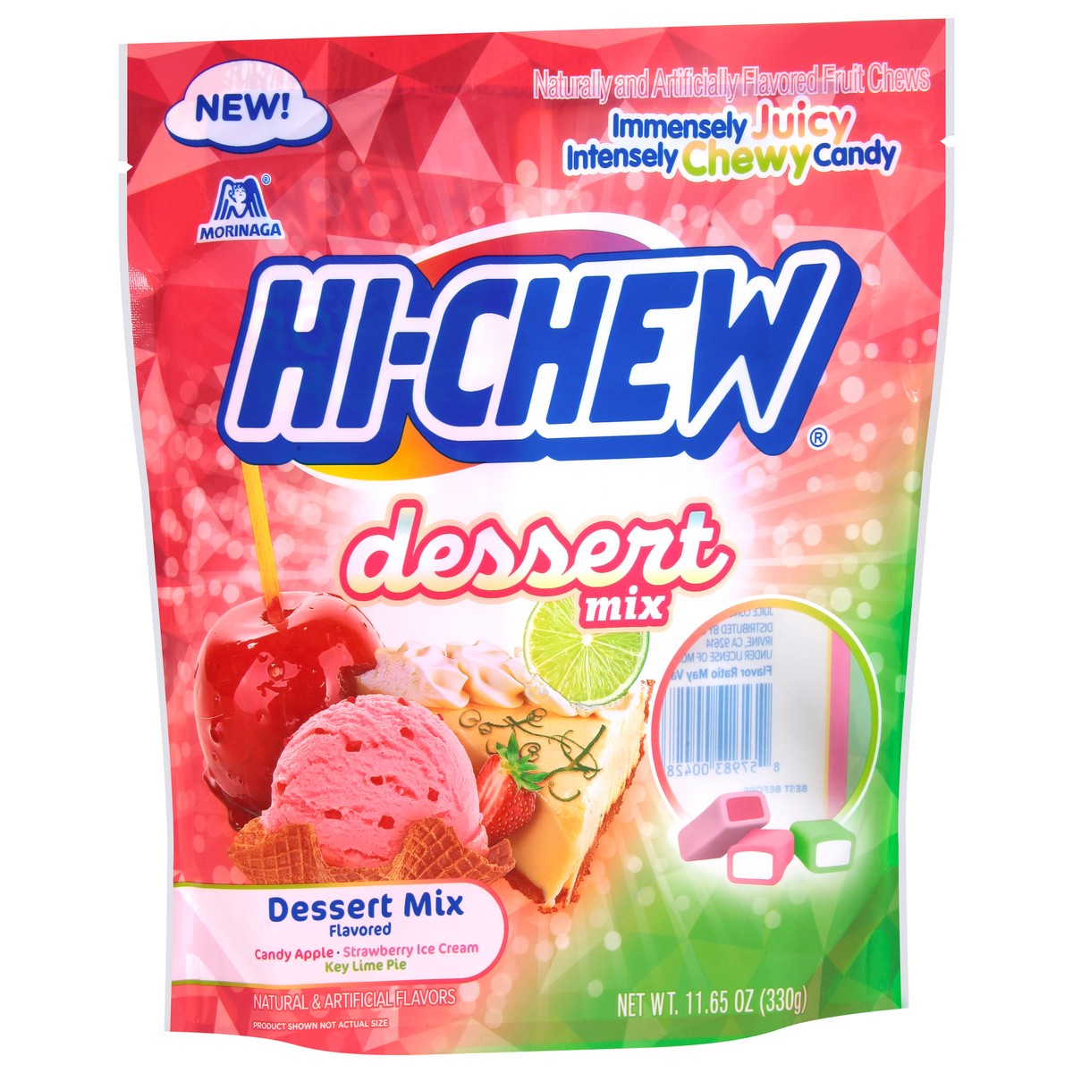 slide 13 of 14, Morinaga Hi-Chew Dessert Mix Flavored Fruit Chews 11.65 oz, 11.65 oz