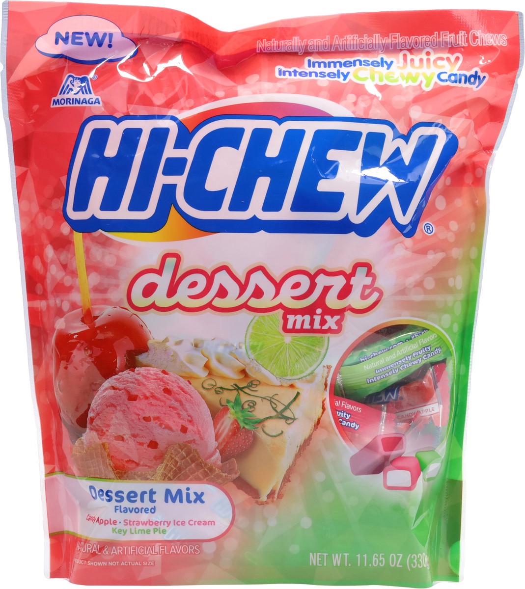 slide 9 of 14, Morinaga Hi-Chew Dessert Mix Flavored Fruit Chews 11.65 oz, 11.65 oz