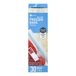 SE Grocers Resealable Freezer Bags Gallon
