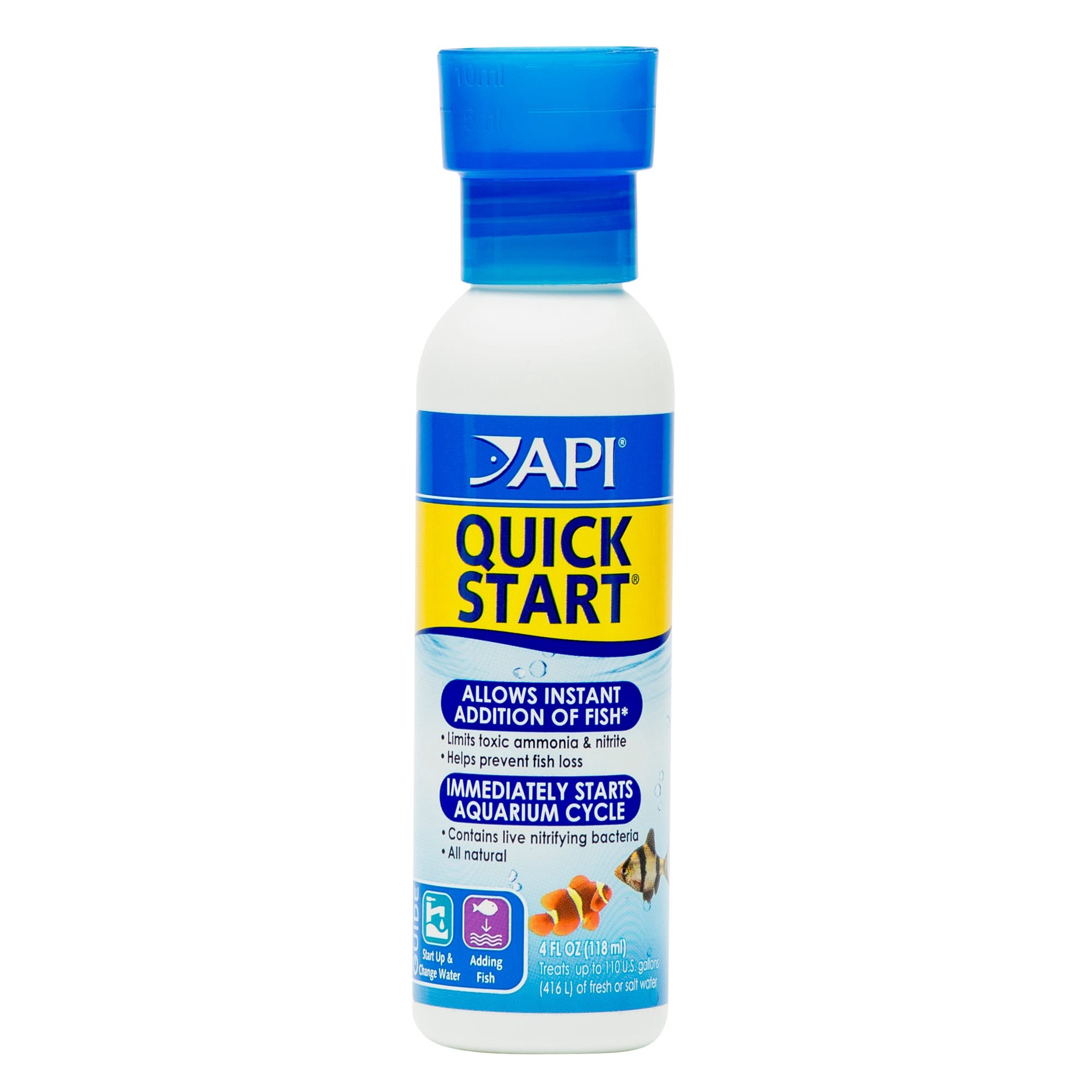 slide 1 of 1, API Quick Start, 4 fl oz