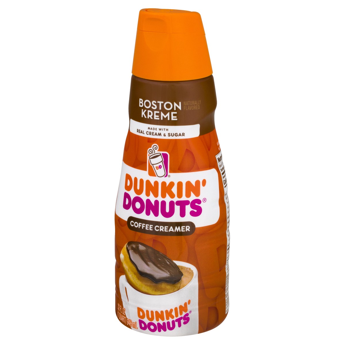 slide 3 of 10, Dunkin' DUNKIN DONUTS Boston Kreme Coffee Creamer 32 oz, 32 fl oz