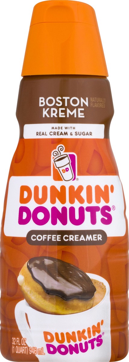 slide 9 of 10, Dunkin' DUNKIN DONUTS Boston Kreme Coffee Creamer 32 oz, 32 fl oz