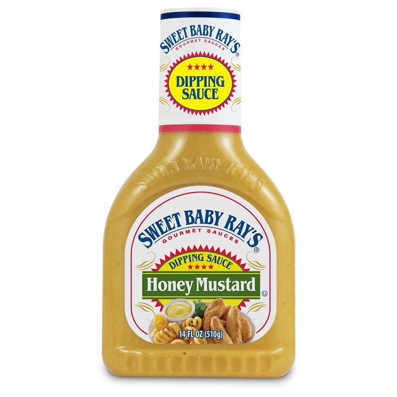 slide 1 of 9, Sweet Baby Ray's Honey Mustard Dipping Sauce - 14oz, 14 oz