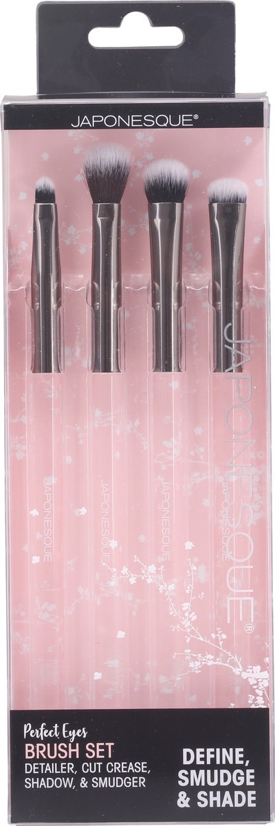 slide 3 of 9, Japonesque Perfect Eyes Brush Set 1 ea, 1 ct