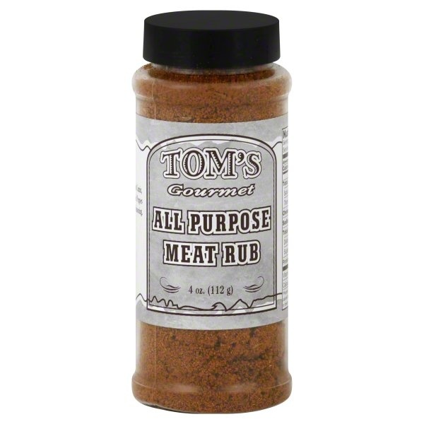 slide 1 of 1, Tom's All Purpose Meat Rub, 4.5 oz