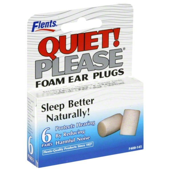 slide 1 of 1, Flents Foam Ear Plugs, 6 ct