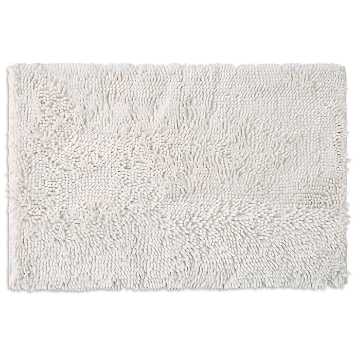 slide 1 of 6, SALT Noodle Large Bath Mat - White, 1 ct