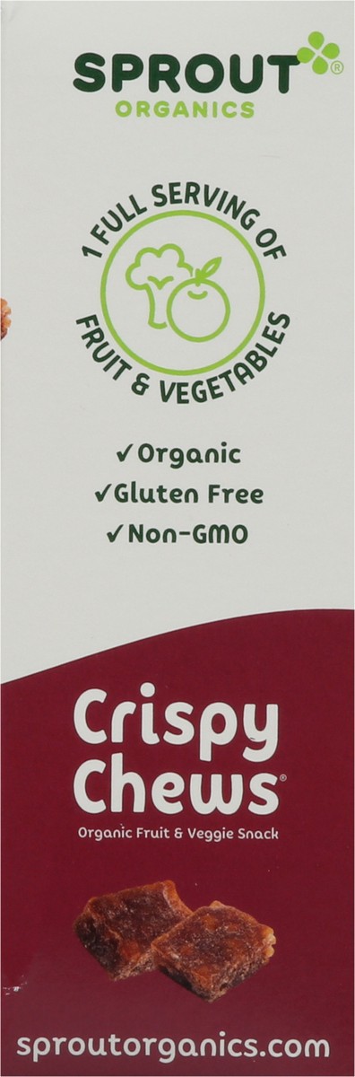 slide 7 of 9, Sprout Organics Crispy Chews Apple,Berry & Beet Fruit & Veggie Snack 5 - 0.63 oz Packets, 5 ct