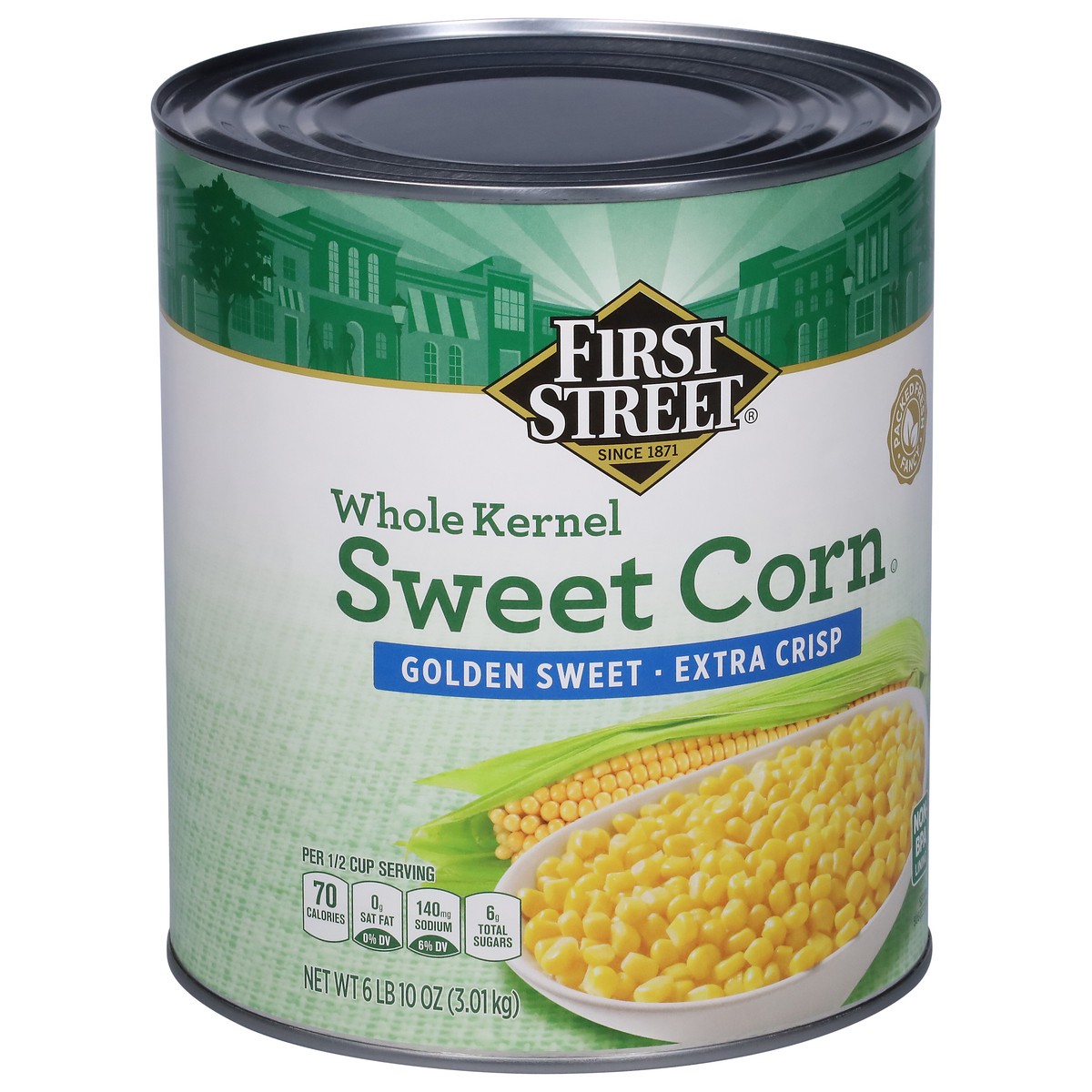 slide 9 of 13, Cb22 First Street Whole Kernel Corn - 106 oz, 106 oz