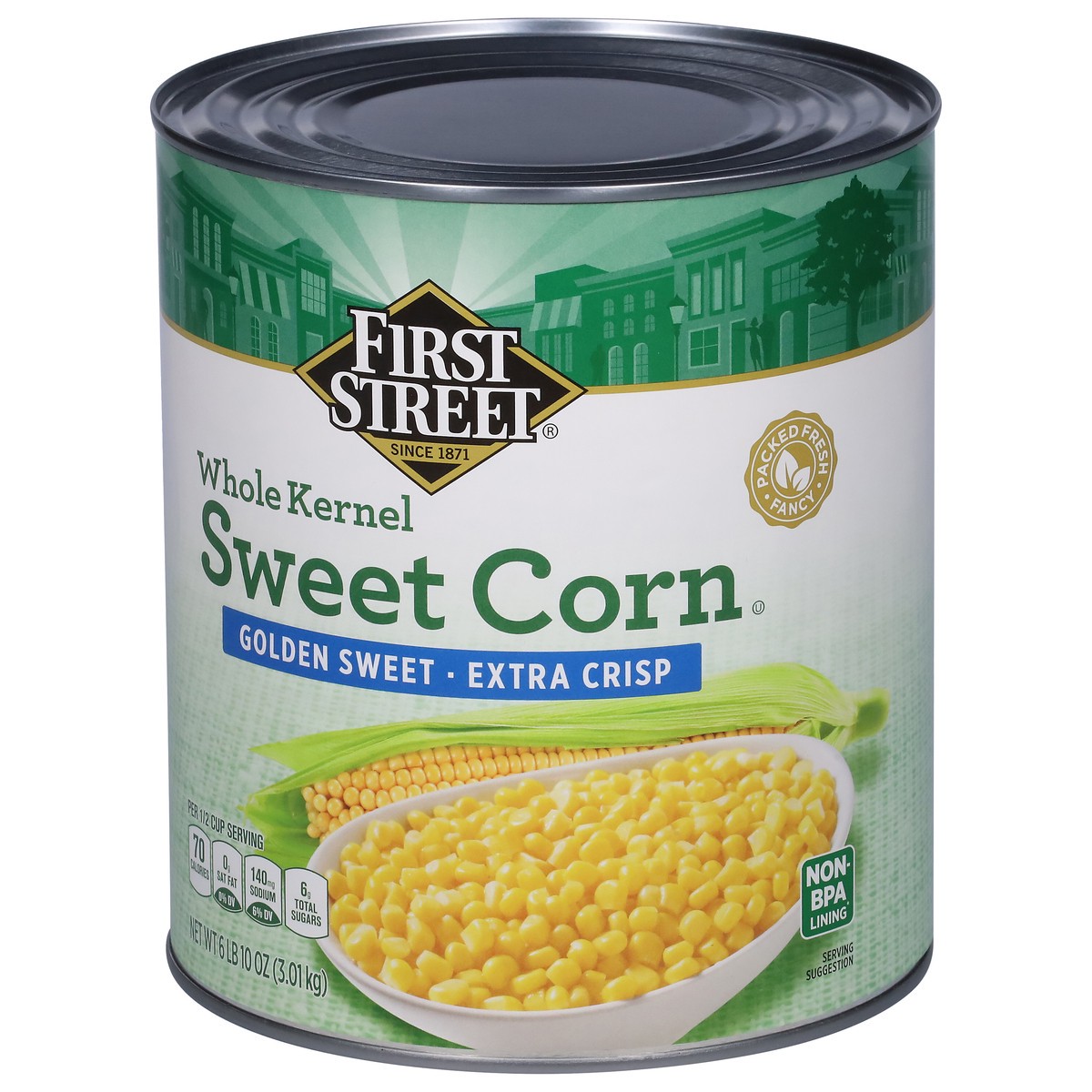 slide 5 of 13, Cb22 First Street Whole Kernel Corn - 106 oz, 106 oz