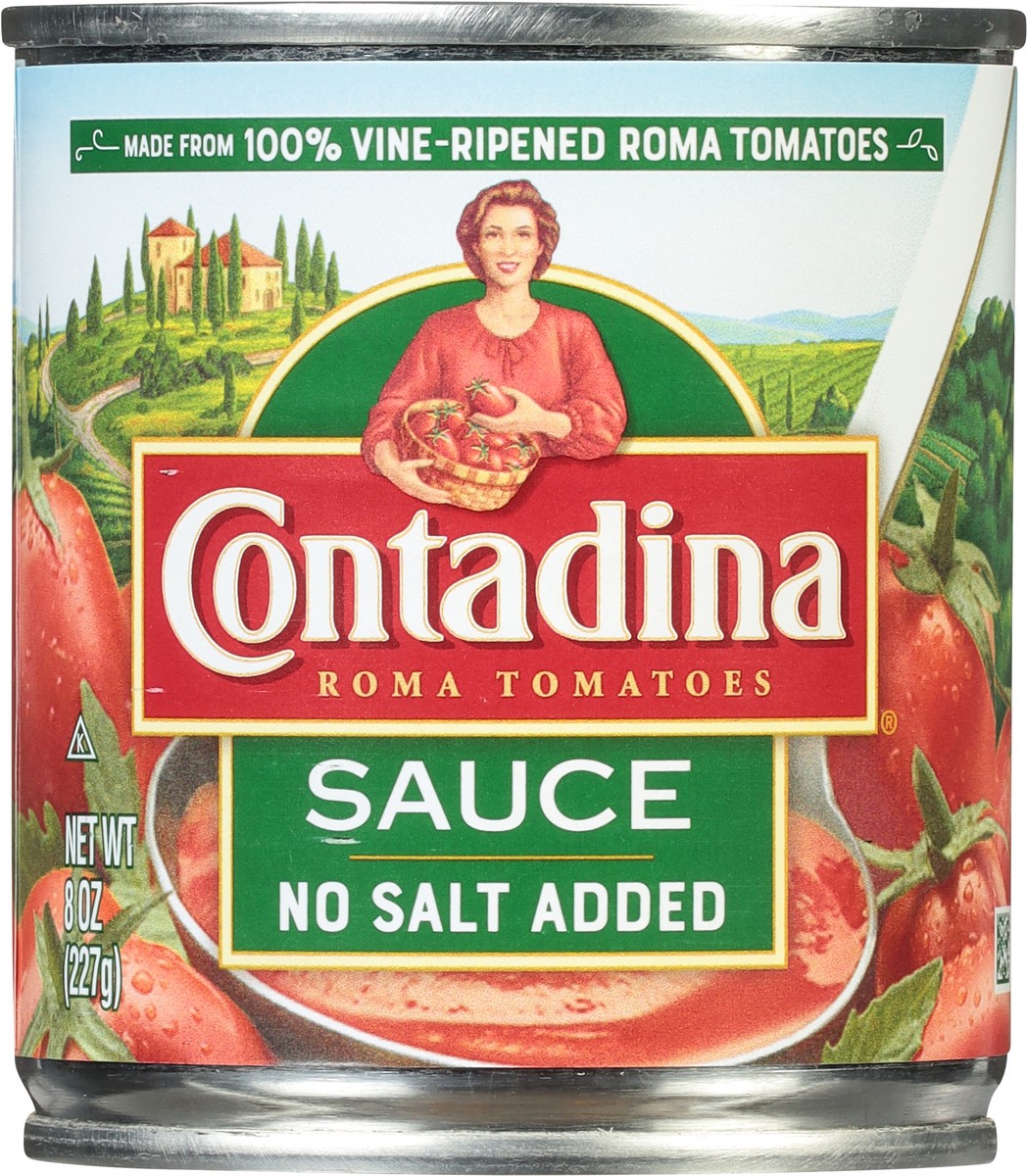 slide 6 of 9, Contadina No Salt Added Roma Tomatoes Sauce 8 oz, 