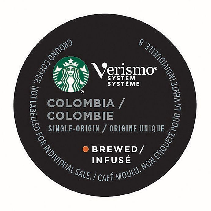 slide 1 of 4, Starbucks Verismo Colombia Single Origin Brewed Coffee Pods, 12 ct