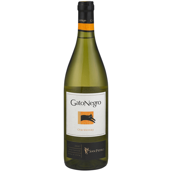 slide 1 of 2, Gato Negro Chardonnay Wine, 750 ml