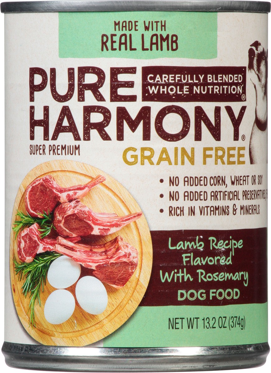 slide 3 of 9, Pure Harmony Grain Free Super Premium Lamb Recipe Flavored with Rosemary Dog Food 13.2 oz, 13.2 oz