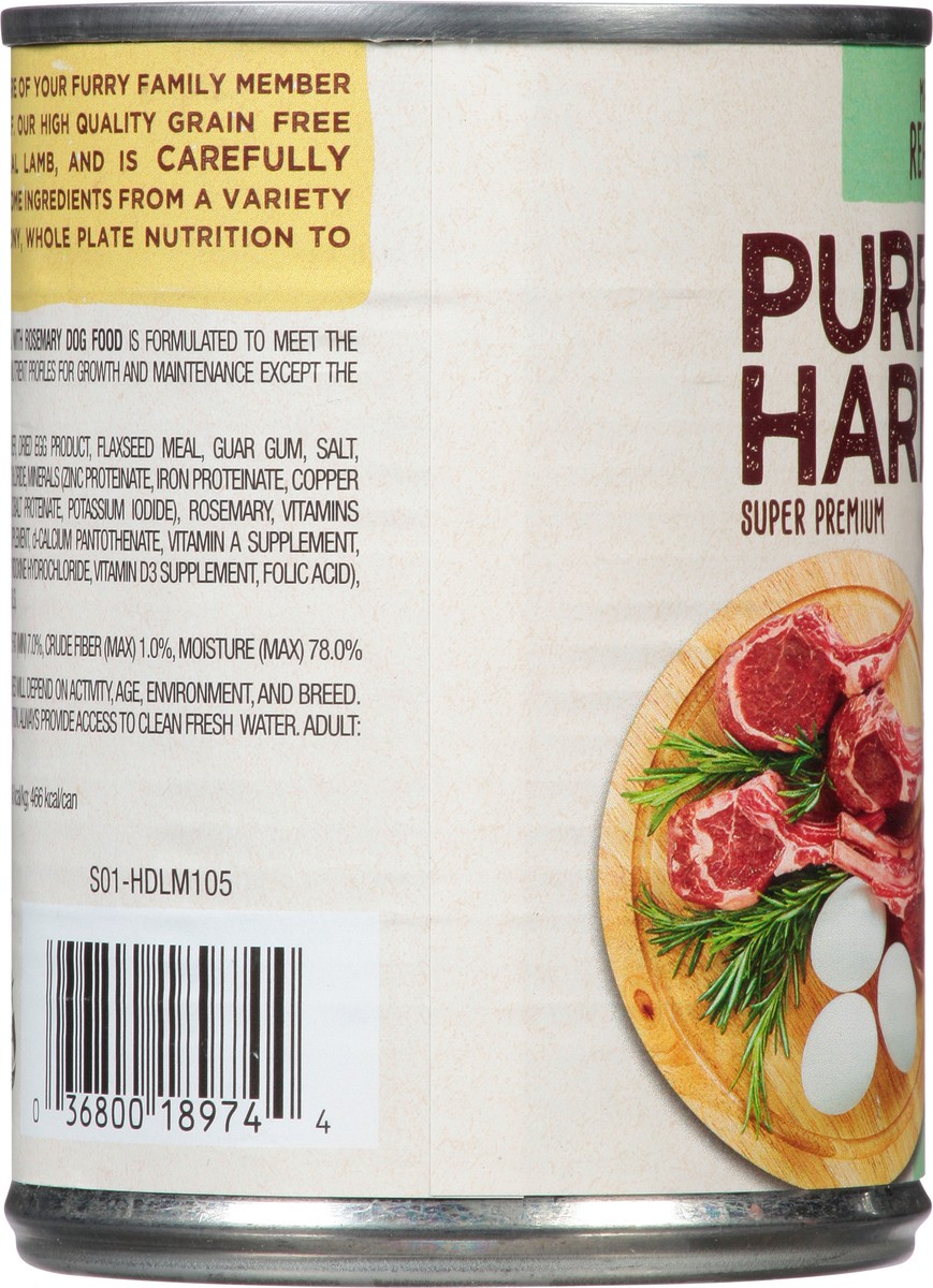 slide 6 of 9, Pure Harmony Grain Free Super Premium Lamb Recipe Flavored with Rosemary Dog Food 13.2 oz, 13.2 oz