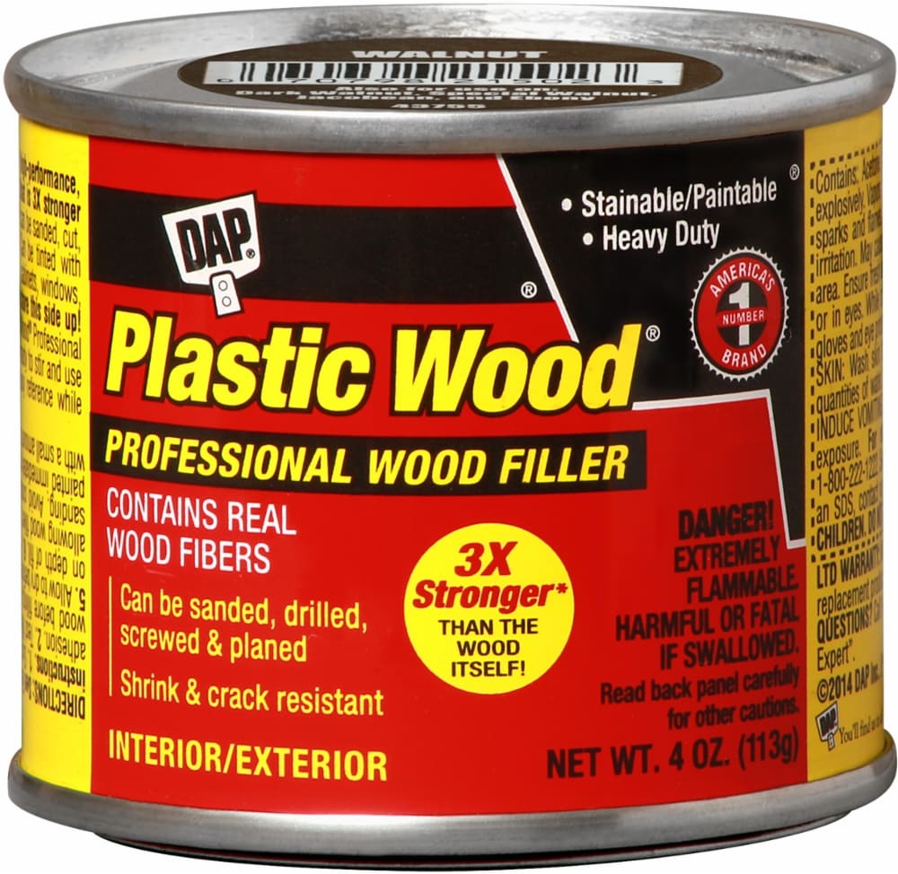 slide 1 of 1, DAP Plastic Wood Professional Wood Filler - Walnut, 4 oz