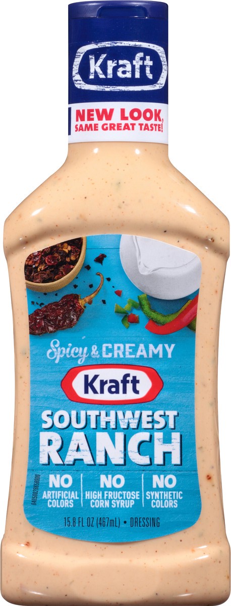 slide 13 of 13, Kraft Taco Bell Southwest Ranch Dressing 15.8 fl oz Bottle, 15.8 fl oz