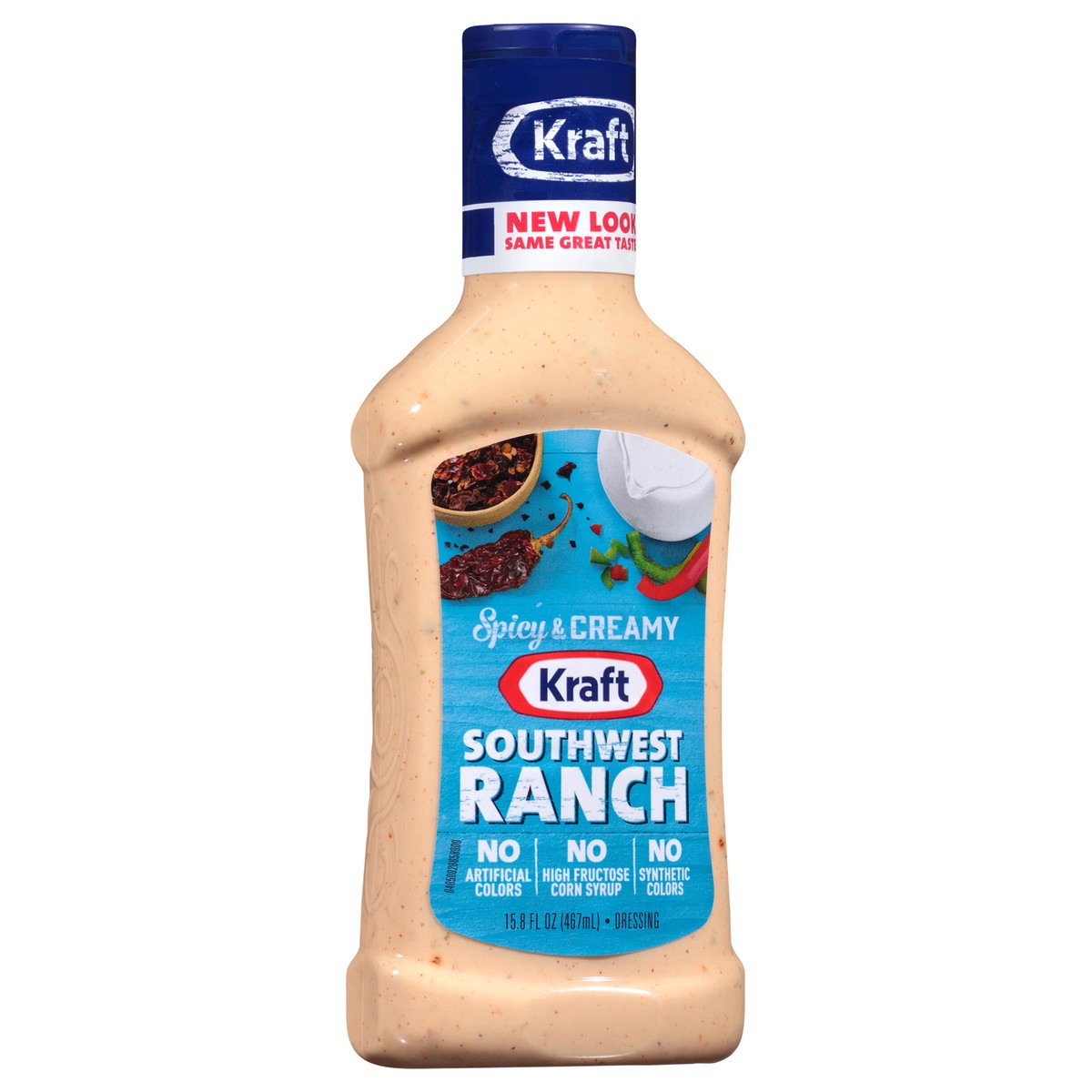 slide 3 of 13, Kraft Taco Bell Southwest Ranch Dressing 15.8 fl oz Bottle, 15.8 fl oz