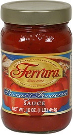 slide 1 of 1, Ferrara Pizza & Focaccia Sauce, 16 oz