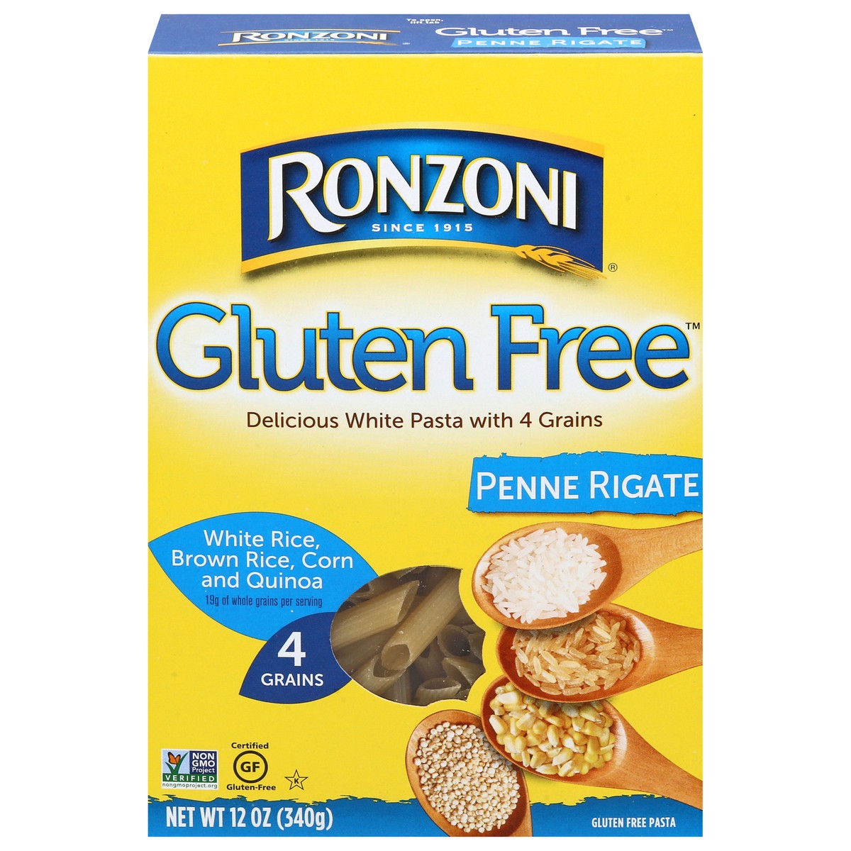 slide 1 of 9, Ronzoni Gluten Free Penne Pasta, 12 oz