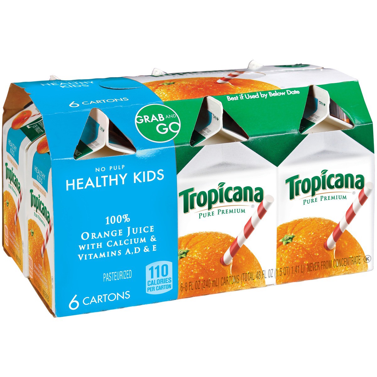 slide 5 of 12, Tropicana 100% Juice - 48 oz, 48 oz