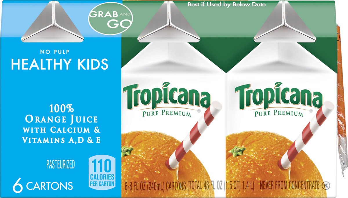 slide 10 of 12, Tropicana 100% Juice - 48 oz, 48 oz