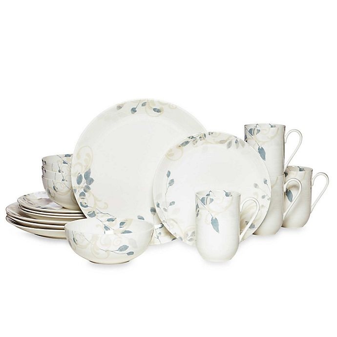 slide 1 of 1, Mikasa Palisade Dinnerware Set, 16 ct