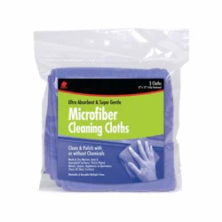 Buffalo Microfiber Cleaning Cloths - 3 Pack - Blue