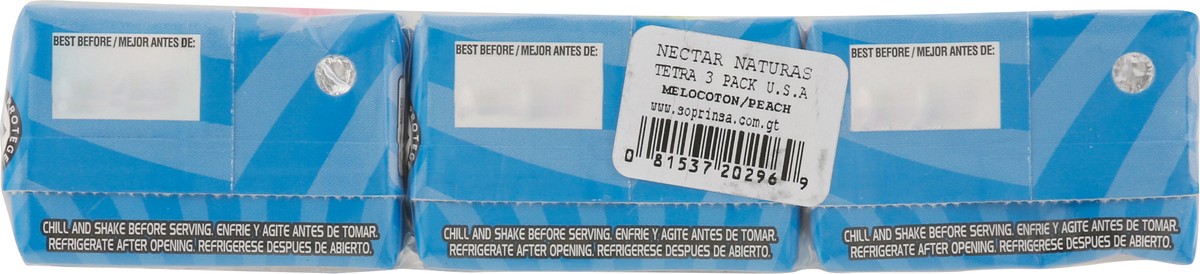 slide 6 of 14, Natura's Peach Nectar Juice Carton 3 - 6.76 fl oz Carton, 3 ct
