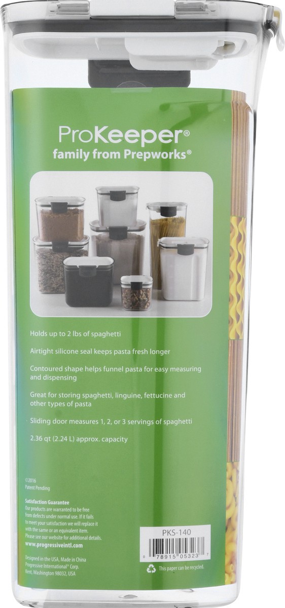 slide 9 of 9, Prepworks Clear Prokeeper Pasta 2.4Qt, 1 ct