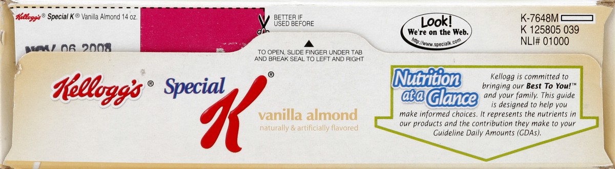 slide 4 of 6, Special K Breakfast Cereal Vanilla and Almond, 12.4 oz